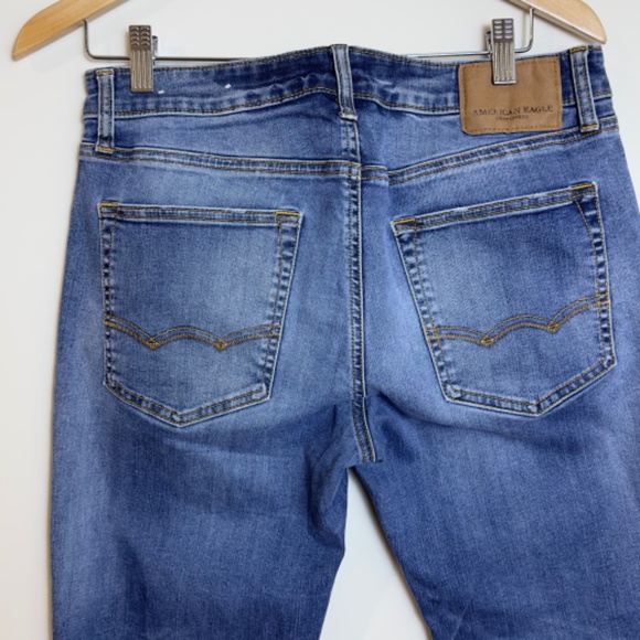 American Eagle Outfitters Slim Straight Extra Flex Men's Jeans Size 32x32 - Picture 6 of 14